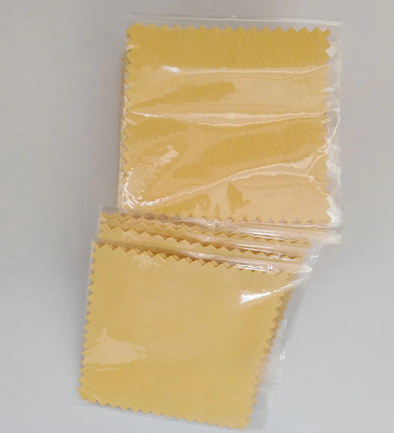 100pcs Emboss Custom LOGO 8*8cm Silver Polish opp bags Cloth for silver Jewelry Cleaner Blue Microfiber suede fabric material