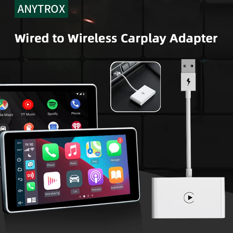 Wireless CarPlay Adapter/Dongle iPhone Wired to Wirelss Carplay Converter For OEM Factory Wired CarPlay Car