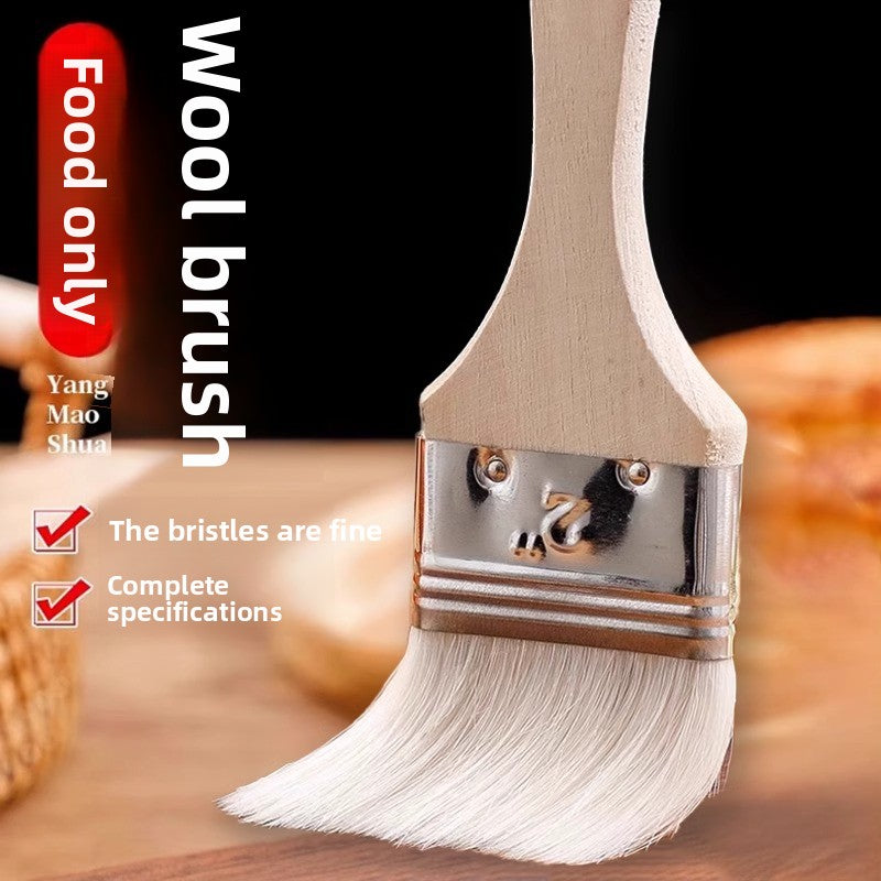 Barbecue Brush Brushing Oil Oil Brush Barbecue Oil Kitchen Pancake Brushing Oil Sauce Household Soft Fur No Lint, No Burning, No Rotten Baking