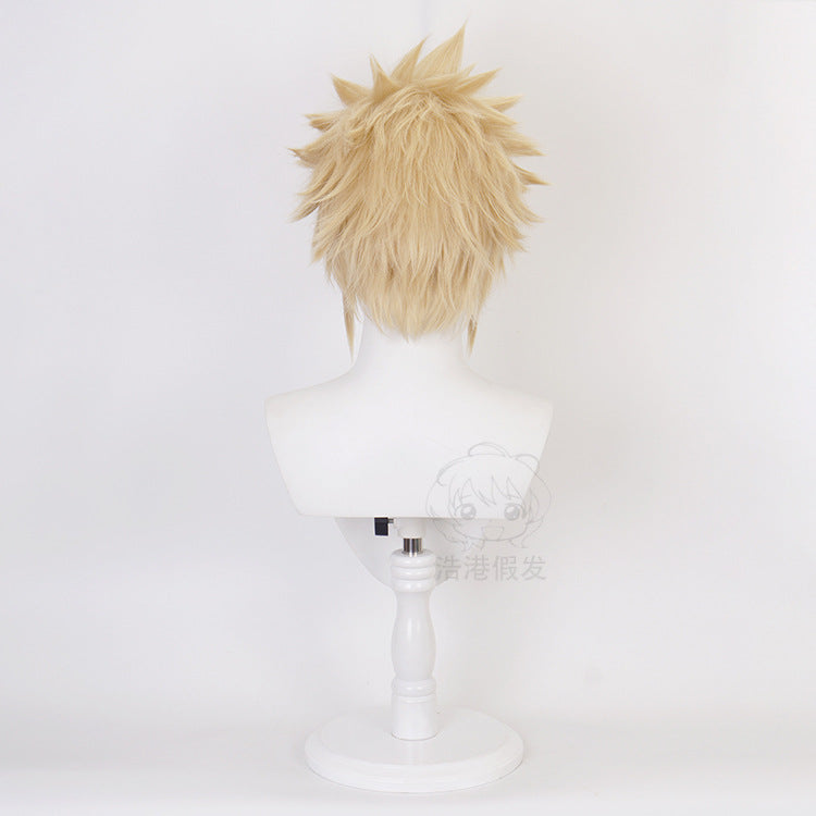 [Haogang] Final Fantasy 7 Claude Strave Cosplay Wig Women's Dual-Use