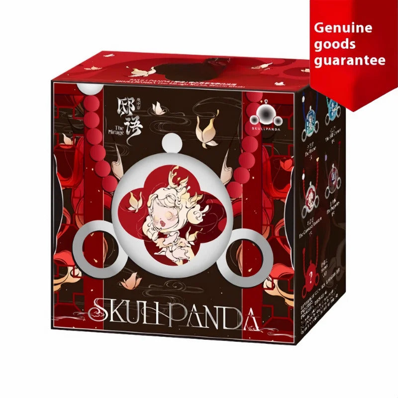 New Genuine Skullpanda The Mirage Series Phone Chain Blind Box Cute Skullpanda Mystery Box Collectible Pendants As Gifts