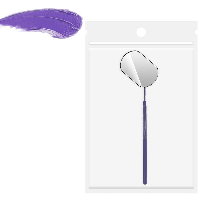 Hot-Selling Cross-Border Stainless Steel Grafting Flowering Auxiliary Tool Special Makeup Beauty Mirror Eyelash Inspection Mirror Eyelash Extensions