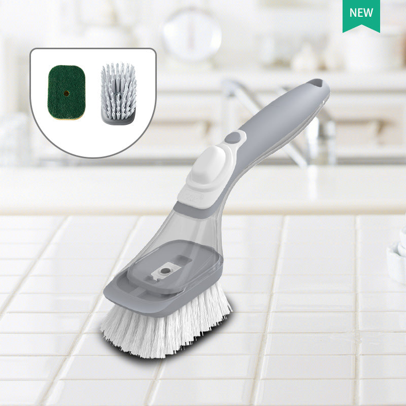Washer Brush Plastic Multifunctional Kitchen Gap Cleaning Long Handle Brush Dishwashing Brush Pan Brush