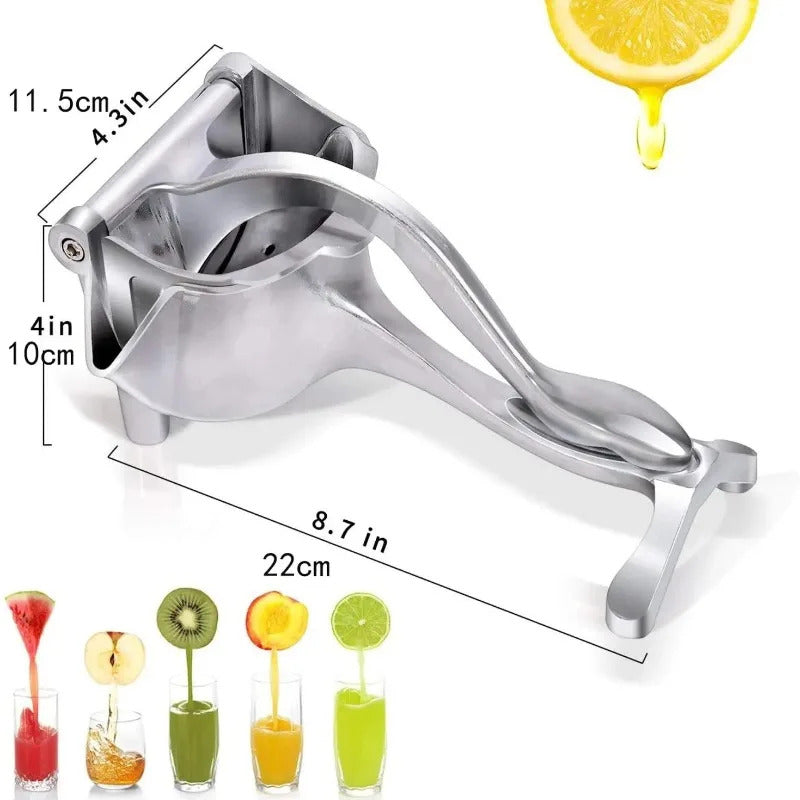 Aluminum Alloy Manual Juice Squeezer Hand Pressure Juicer Pomegranate Orange Lemon Sugar Cane Juice Kitchen Bar Fruit Tool
