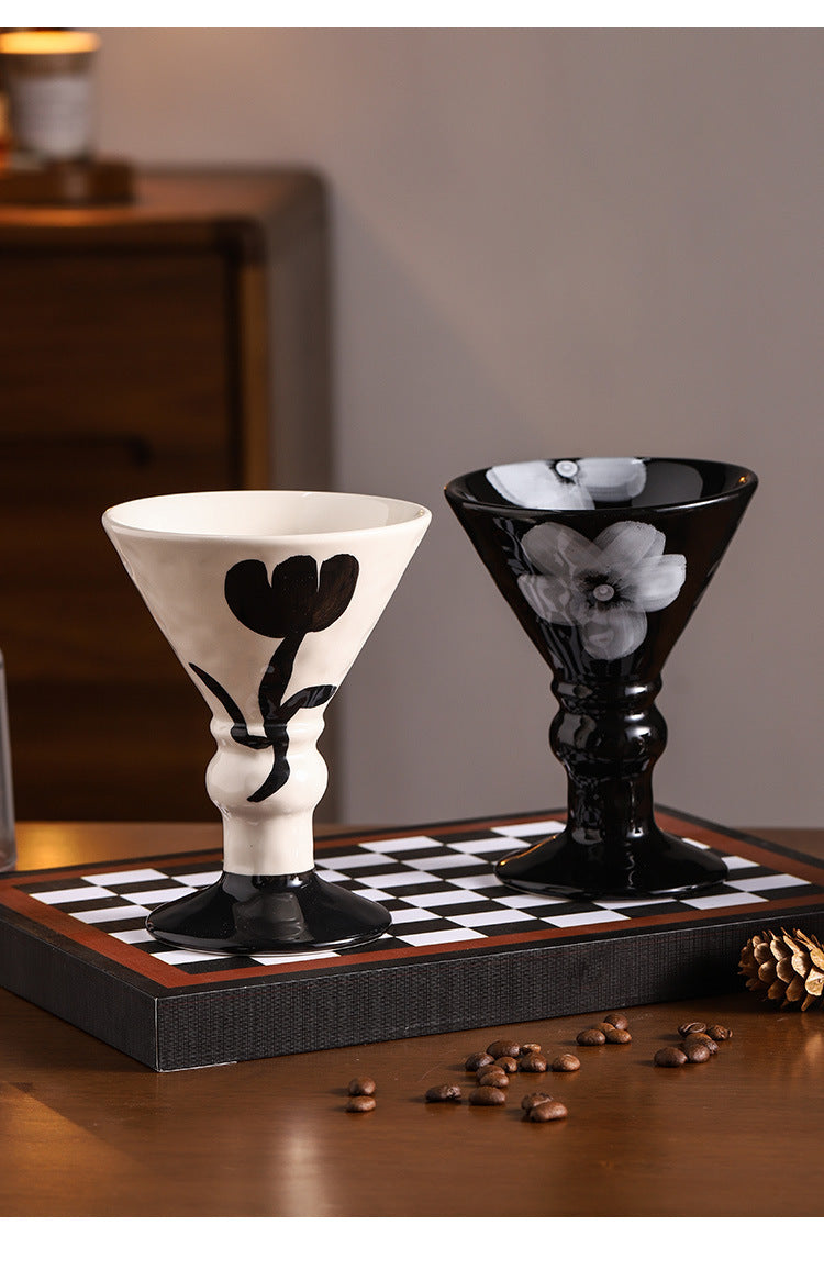 Personalized High-Value Ins Mug Household Water Cup Goblet Ceramic Milk Coffee Cup Couple Breakfast Gift