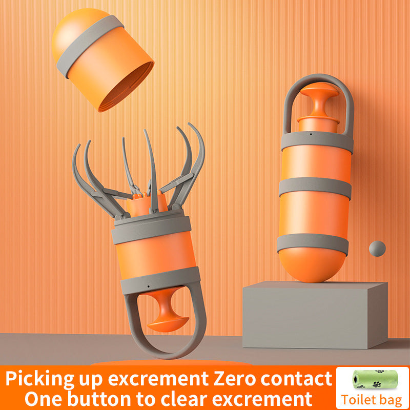 New Cross-Border Amazon Pet Cleaning Supplies Cartoon Pooper Scooper Stool Bag Outdoor Shovel Shit Device Pet Pooper Scooper