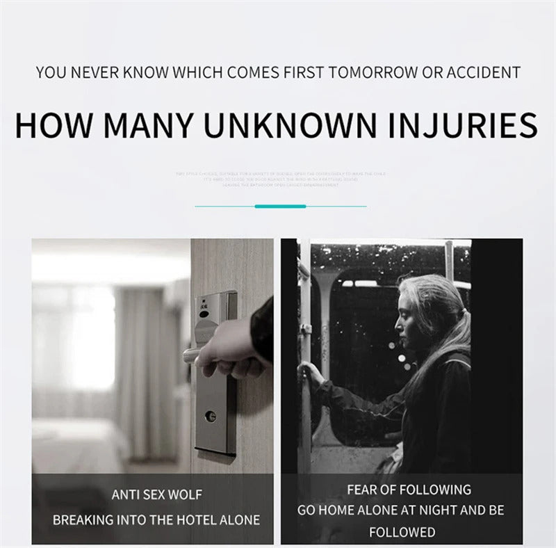 Portable Door Lock Self-Defense Anti Theft Door Locks Safety Latch Door Stopper Security Hotel Apartment Travel Home Door Locks