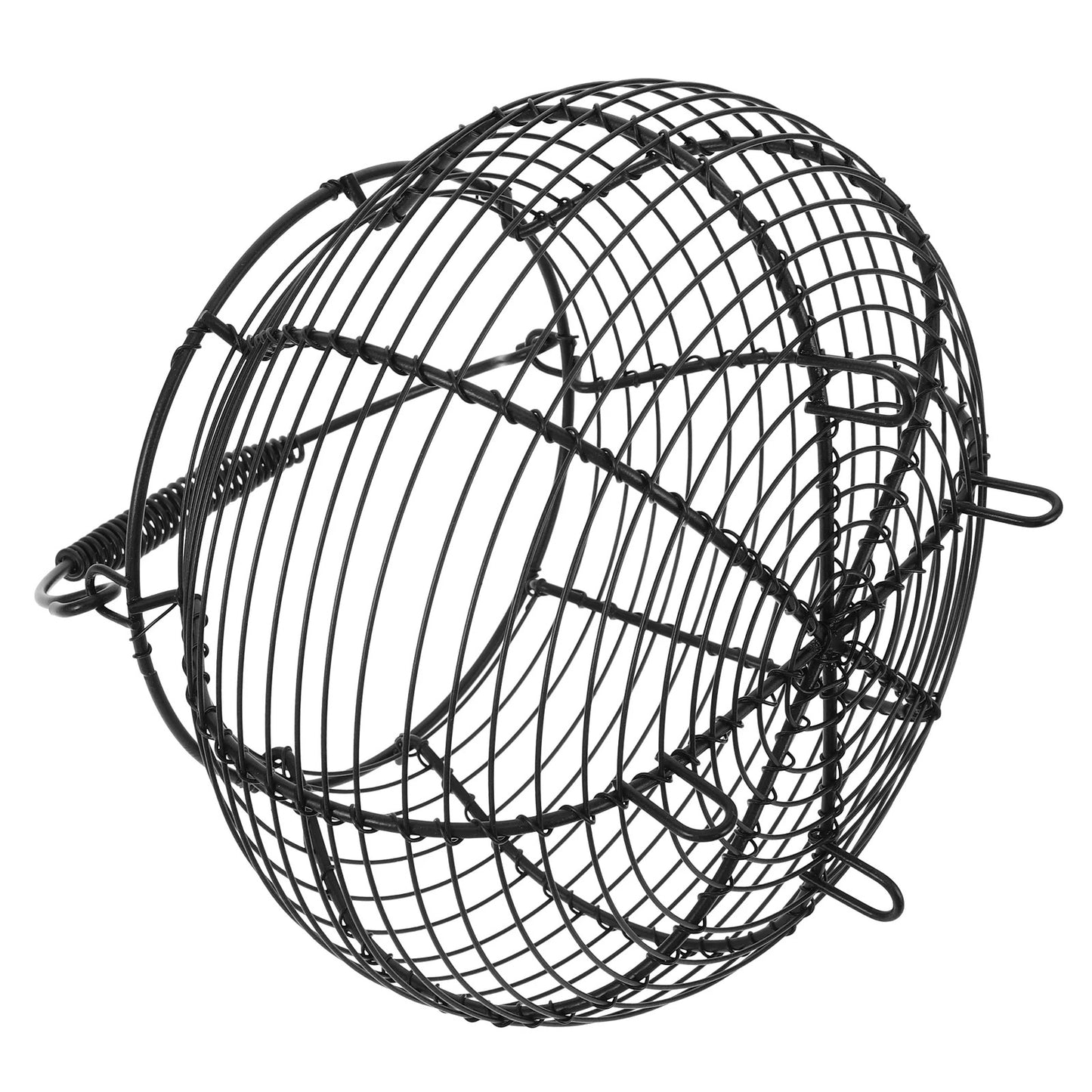 Round Iron Wire Basket Kitchen Grocery Storage Egg Container Vegetable Holder Fruit Baskets Home Storage ganization Iron Round