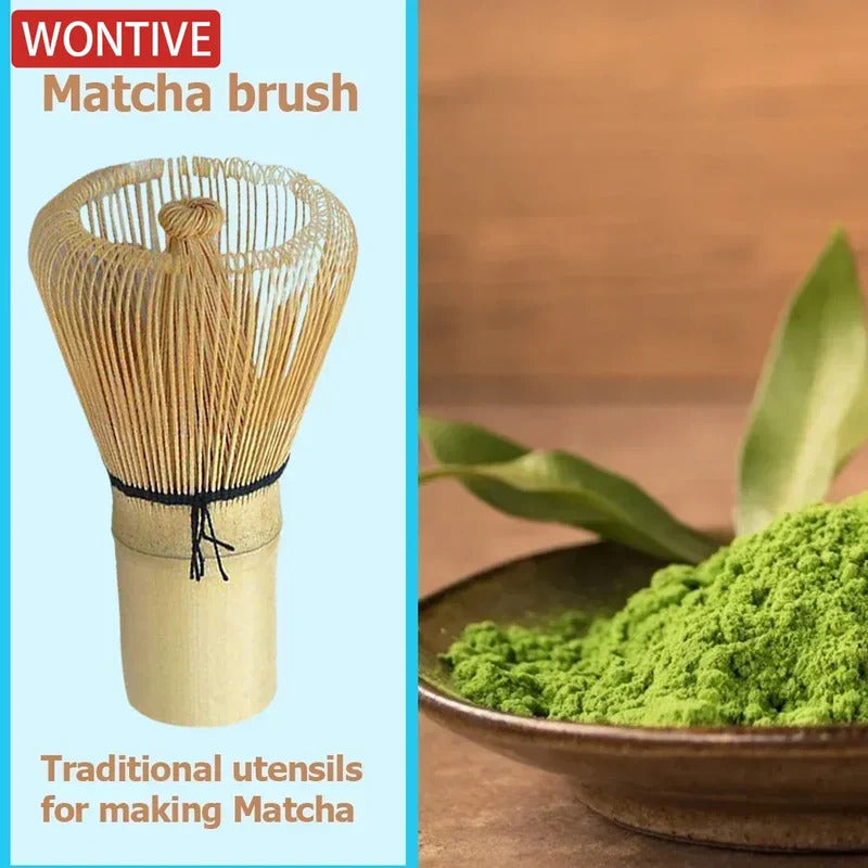 Japanese Bamboo Matcha Green Tea Beater Powder Whisk Matcha Whisk Bamboo Tea Stick Matcha Brush Teaware Tool Kitchen Accessories