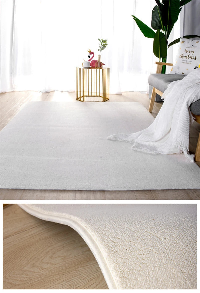 Grey Rugs Living Room Sofa Area Coral Velvet Carpet In The Bedroom Thicken Balcony Cushion Antiskid Kid Bedside Floor Home Decor