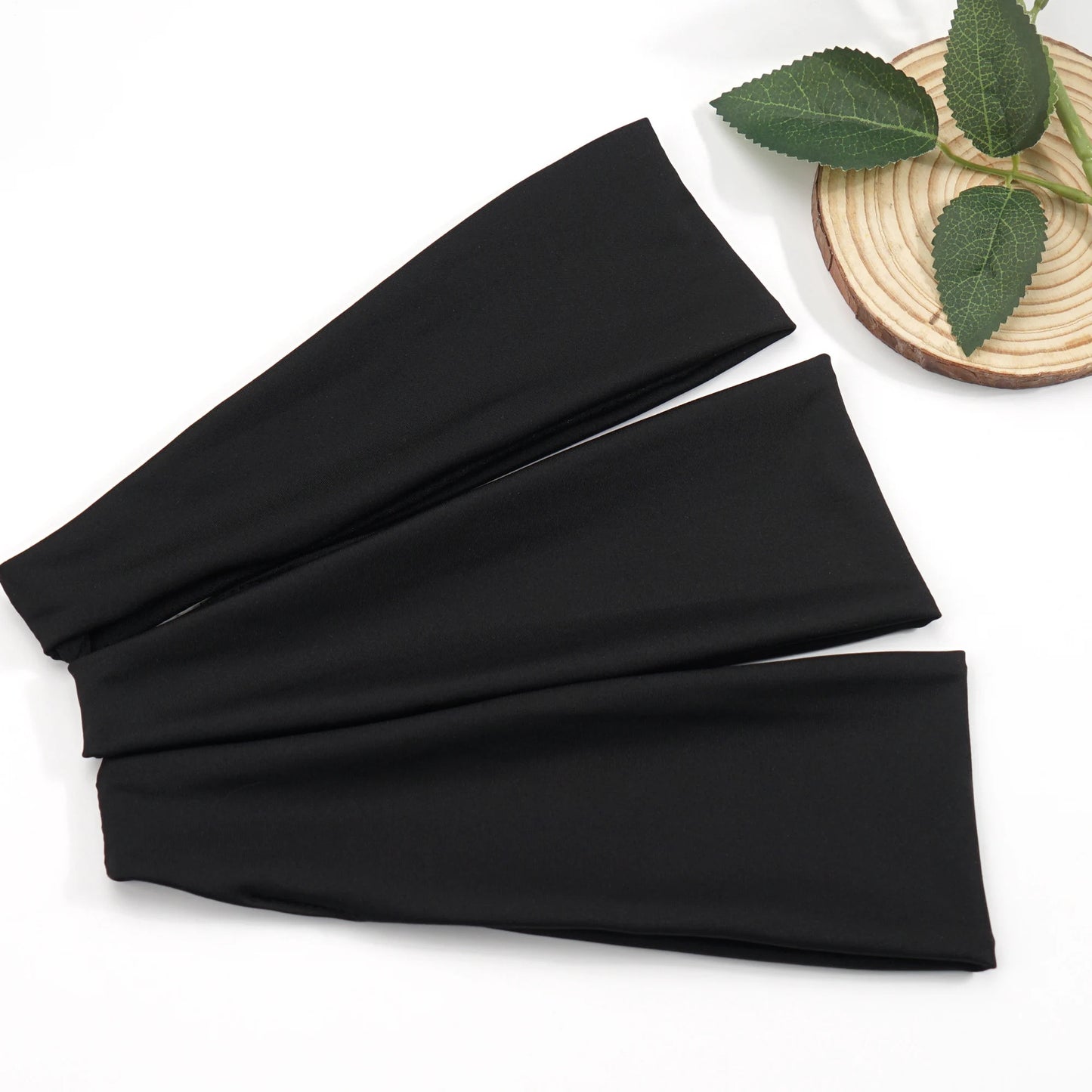 3PCS Sweatband for Men Women Elastic Sport Hairbands Head Band Yoga Headbands Headwear Headwrap Sports Workout Hair Accessories