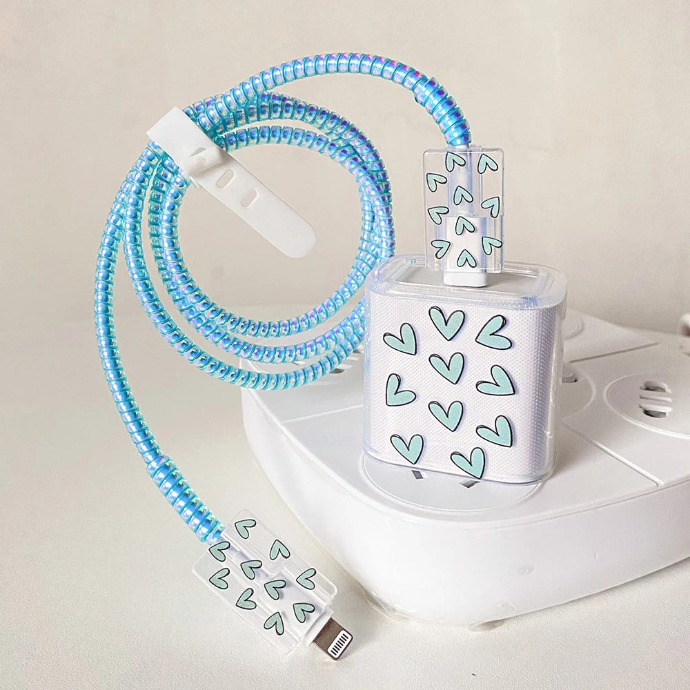 Case For Apple 18/20w Charger Protective Case is Applicable to IPhone 15/14/13/12 Pro Max Data Cable Head Bite Protector Shell