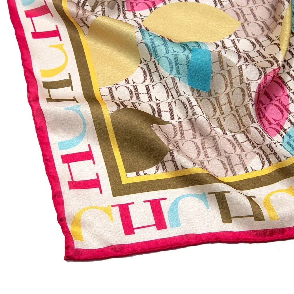 A Fashionable Style Silk Material 180-70cm Women's Silk Scarf Men's Decorative Sunshade Warm Lightweight Gift Box Packaging