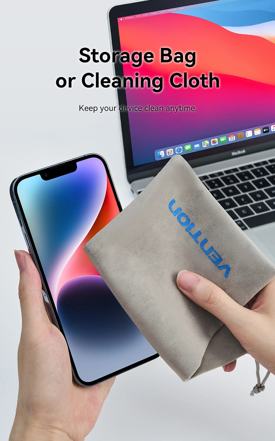 Vention Power Bank Case for iPhone 16 15 14 Xiaomi Earphone Waterproof Phone Pouch Powerbank Storage Bag Mobile Phone Accessorie