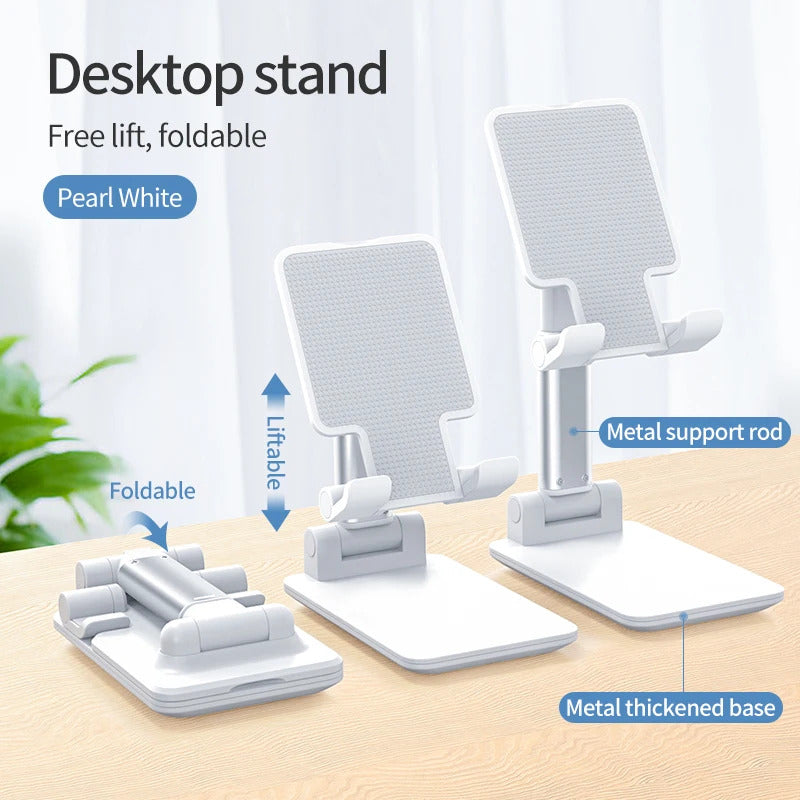 SmartDevil Phone Holder Foldable Stand Holder for iPhone 12 Pro Max Adjustable Desk Holder Stand for iPhone 11 Pro Max X XS XR 8