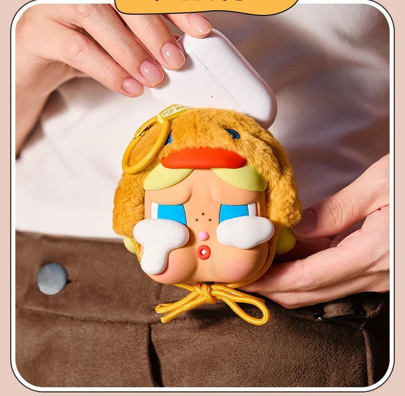 New Genuine Crybaby Series Action Figures Crying Duck Crying Duck Crying Bear Earphone Bag Kids Trendy Peripheral Fashion Gifts
