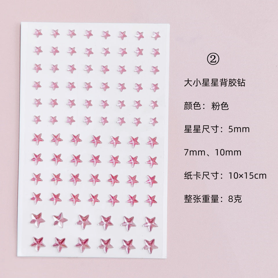 Glitter Gradient Butterfly Wing Tattoo Eye Corner Face Stickers Children's Eye Makeup DIY Stickers Fish Scale Performance Catwalk