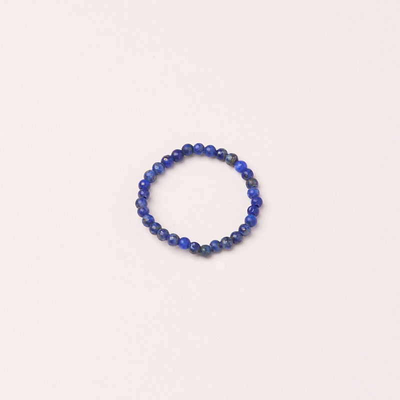 Natural Tourmaline Pixiu Ring Freshwater Pearl Garnet Crystal Stretch Good Luck Peach Blossom Rings