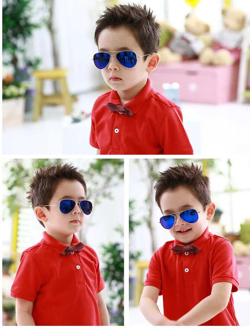 Retro Kids Sunglasses UV400 Brand Designer New Trend Children Sun Glasses Luxury Shades Baby Boys Girls Eyewear Gafas De Sol