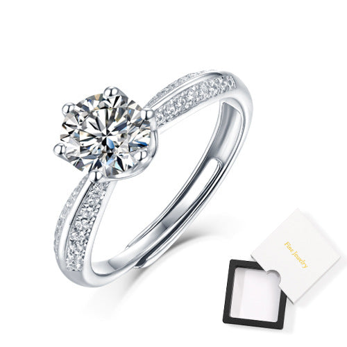 Fashion 925 Silver Adjustable Ring, Non-Fading, High-End Feel, Gift for Best Friend or Girlfriend, Niche Ins Style, Light Luxury Ring