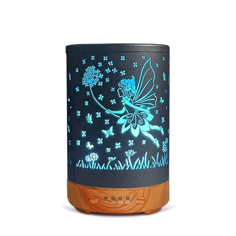 Humidifier Essential Oil Diffuser Iron Art Light Aroma Diffuser Gabbys Doll House Led Scent Diffuser for Home