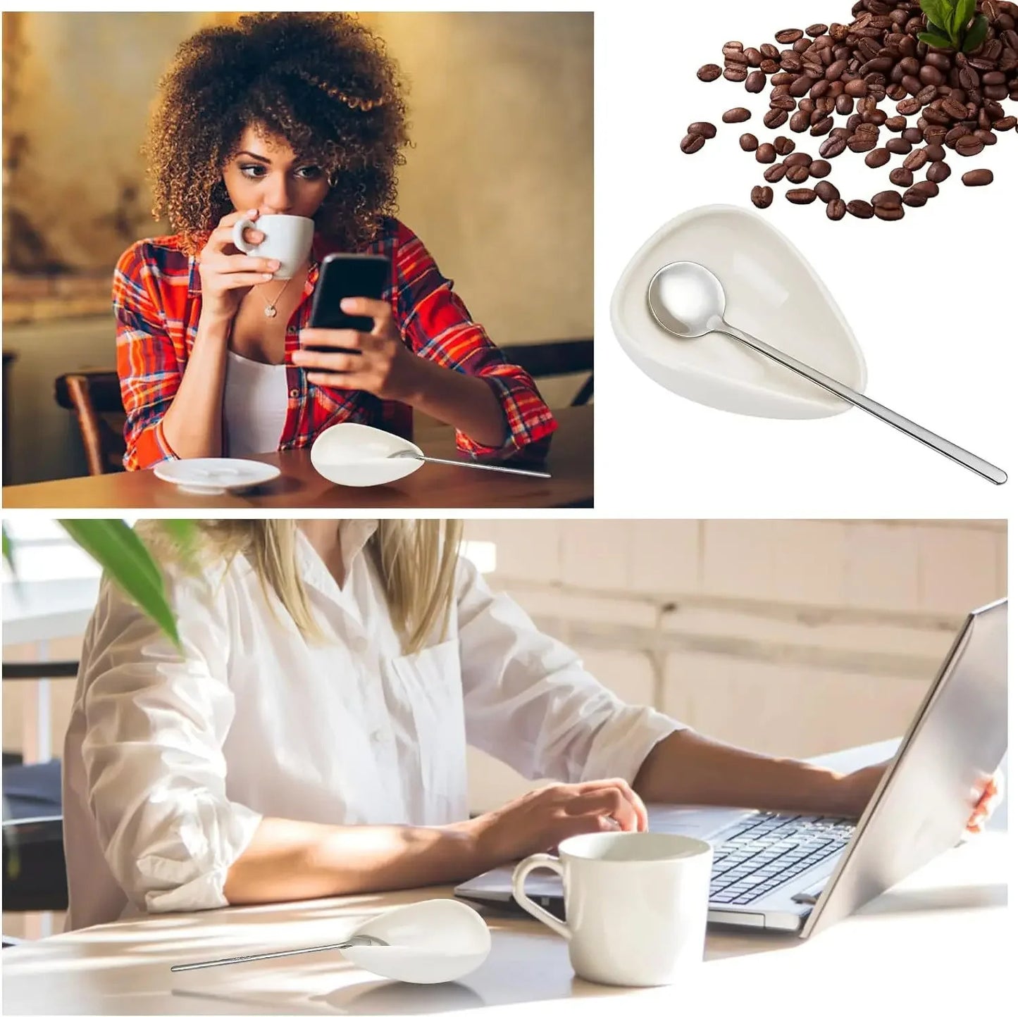 Coffee Beans Dosing Cup Trays and Spray Portable Humidifier Powder Anti Fly and Static Electricity Espresso Grinder Accessories