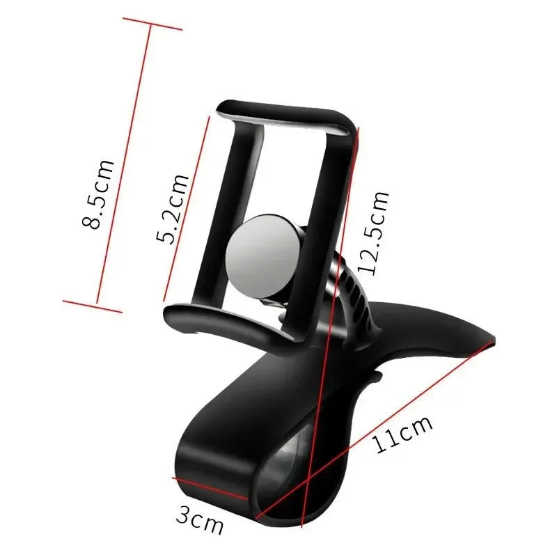 Universal Car Phone Holder Stand Rotatable Dashboard Car Clip Mount GPS Bracket Car Mobile Phone Support in Car For iPhone 15 14
