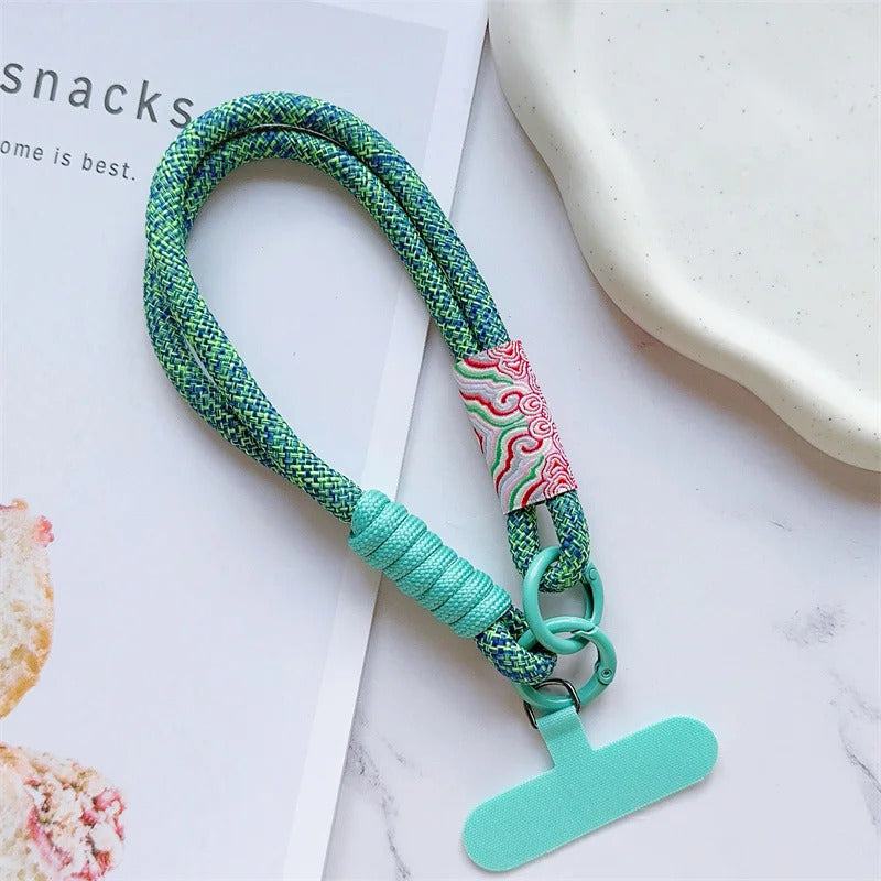 Cute Mobile Phone Lanyard Hanging Decoration Can Be Carried Twist Rope Anti-loss Pendant Fashion Strong Wrist Short Straps Band