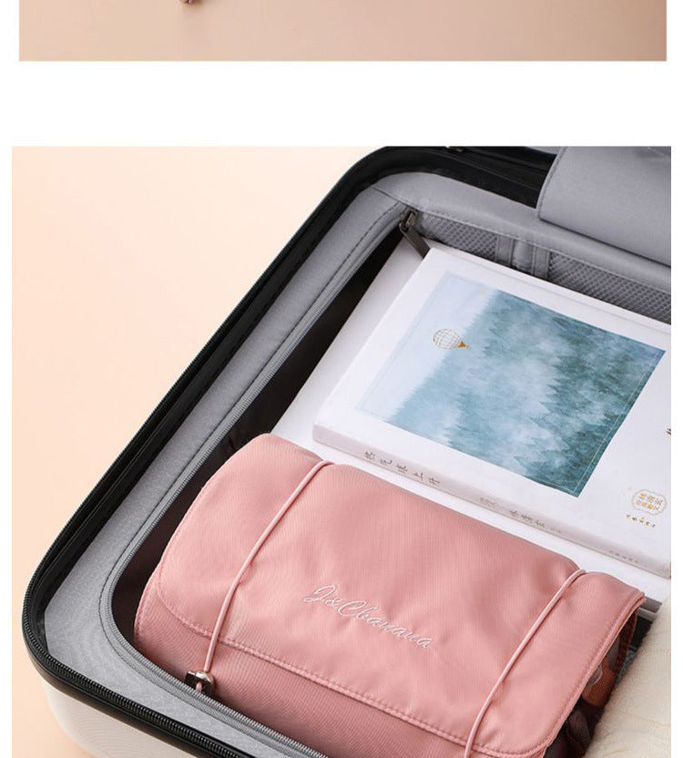 Detachable 4-in-1 Makeup Bag Multifunctional Simple Travel Handheld Foldable Travel Cosmetic Storage Toiletry Bag