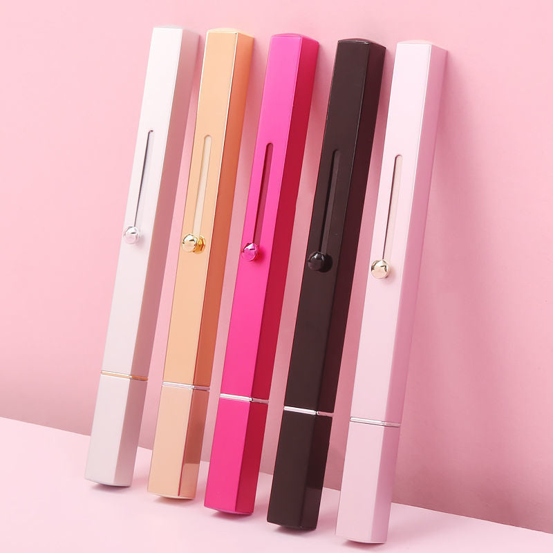 Retractable Double-Headed Lip Brush Portable Lip Brush Beginner Lip Liner Lipstick Special Makeup Tool Multi-Color