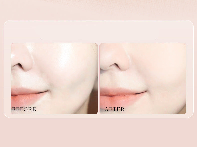 xixi Heart Peach Short Velvet Setting Powder Puff Flocked Soft Non-Powder-Absorbing Makeup Sponge Tool for Studio Use