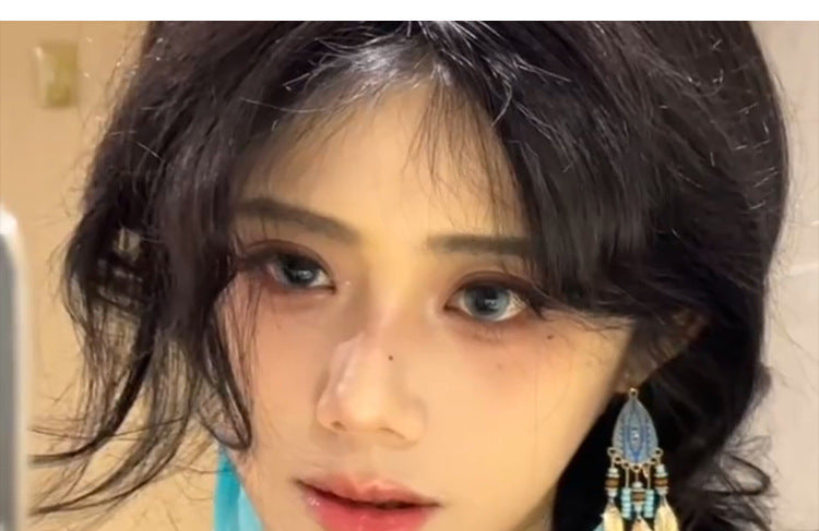 Bohemian Style Earrings Chinese Retro Style Niche Light Luxury Ear Drops Ear Hooks Vacation Style Earrings for Women