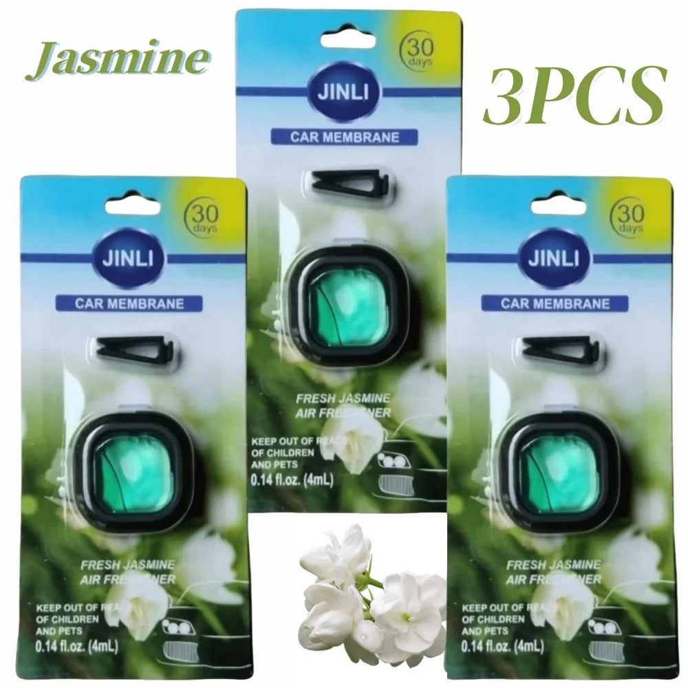 Long-Lasting Car Air Freshener Vent Clip Essential Oil Scented Odor Eliminator 0.14oz Alcohol-Free Fragrance for Fresh Car Smell