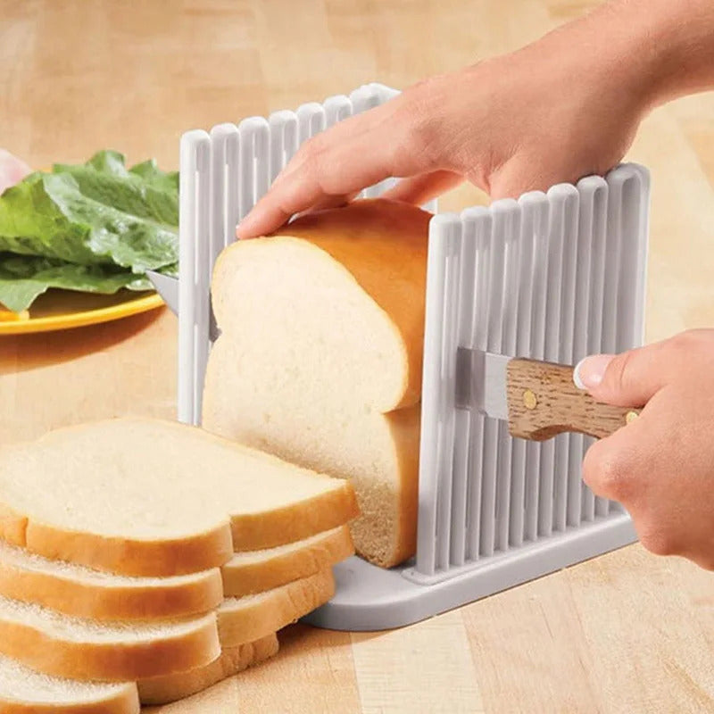 Adjustable Toast Slicer DIY Toast Loaf Slicing Machine Multifunctional Bread Cutting Guide Tool for Homemade Bread