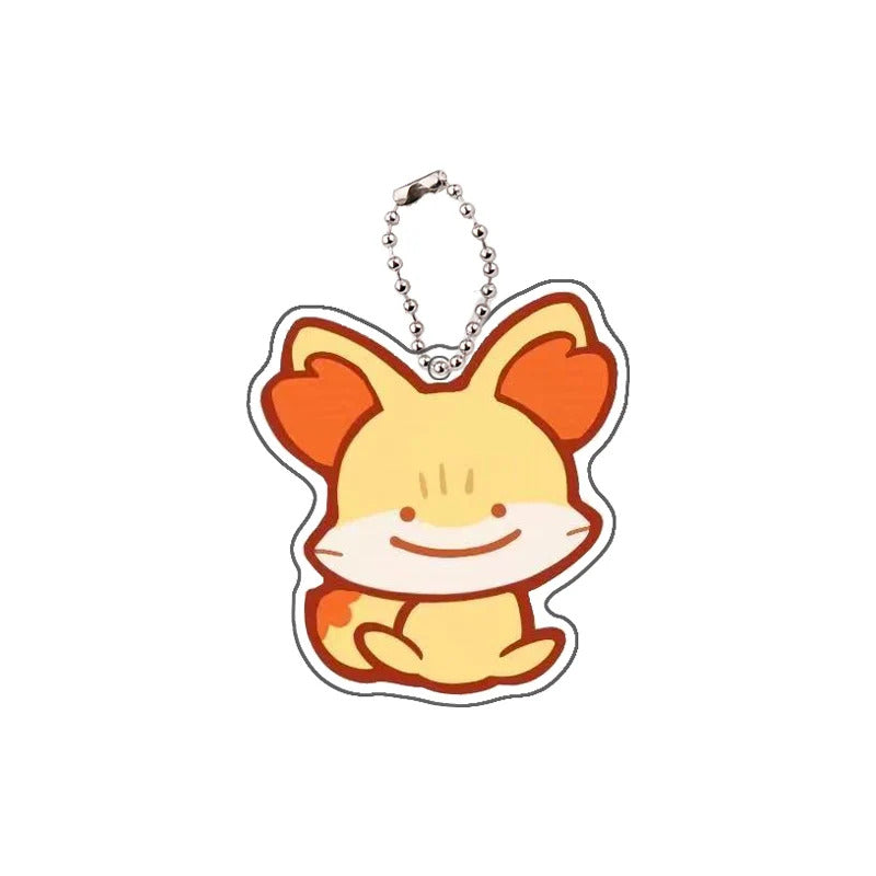 Pokemon Torchic Cyndaquil Charmander Keychain Anime Peripheral Cute Cartoon Backpack Key Pendant Kawaii Goods Gift for Friends