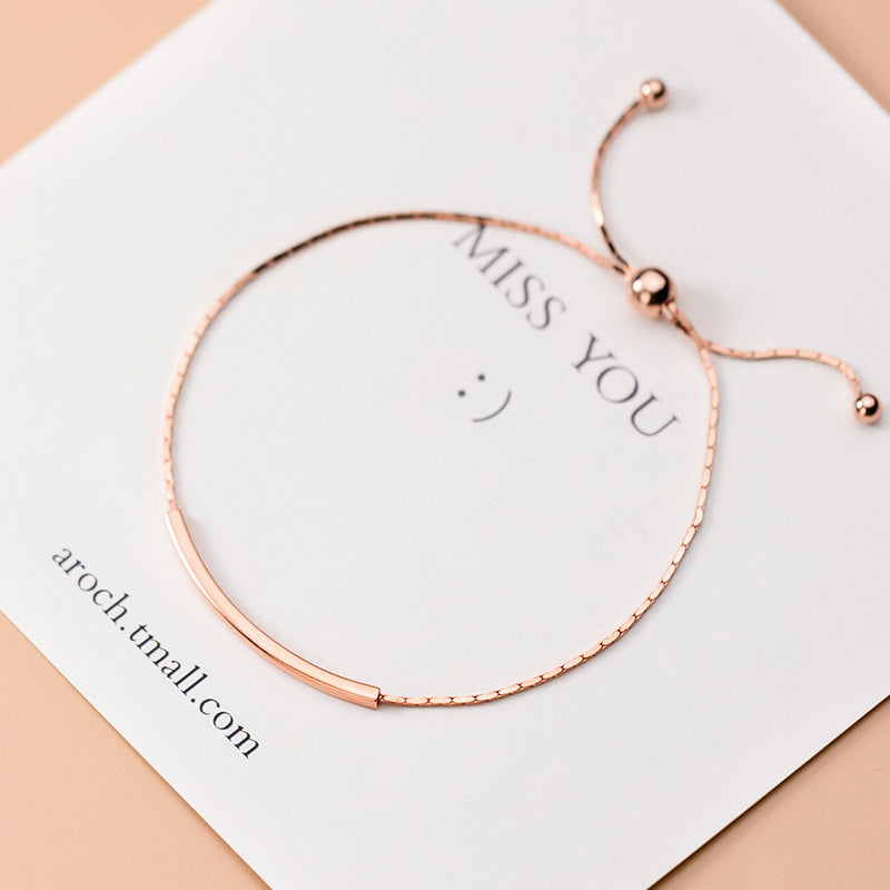 Love Fringed Zircon Bracelet for Women 2025 New Light Luxury Minority High-End Fashion All-Match Temperament Bracelet Necklace