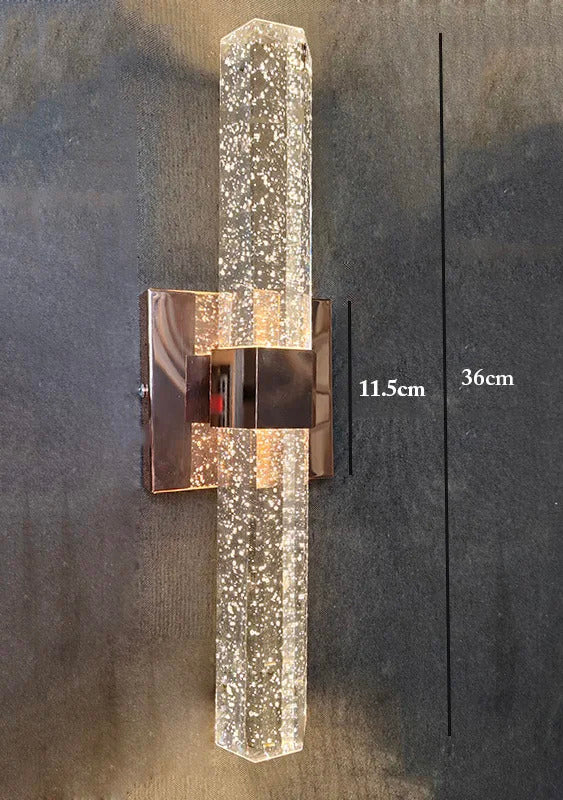 Nordic Bubble Crystal Wall Lamps Bathroom Dresser Living Room Bedroom Wall Sconces Mirror Lamp Indoor Lighting Home Decor Lustre