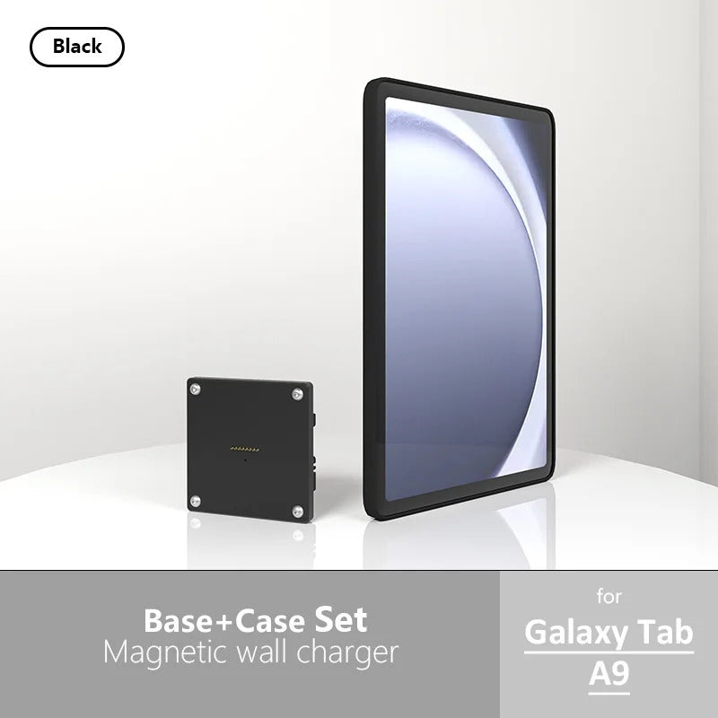 Supplied Magnetic Wall Mounted Charging Stan for Samsung Galaxy Tab A9 8.7 inch intelligent switch 18W Power in Wall emonita