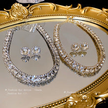 Silver Needle Inlaid with Diamonds and Pearls Flower Tassel Earrings Niche Style Atmosphere Earrings Fashionable Light Luxury High-end Earrings