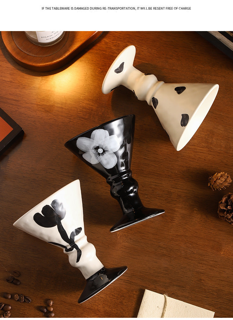 Personalized High-Value Ins Mug Household Water Cup Goblet Ceramic Milk Coffee Cup Couple Breakfast Gift