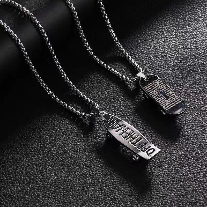 Trendy Fashion Children's Necklace for Girls, Personalized Couple Pendant for Boys, Hip-Hop Versatile Street Dance Show Accessories Wholesale