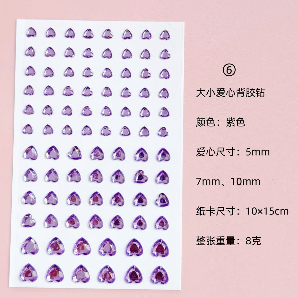 Glitter Gradient Butterfly Wing Tattoo Eye Corner Face Stickers Children's Eye Makeup DIY Stickers Fish Scale Performance Catwalk