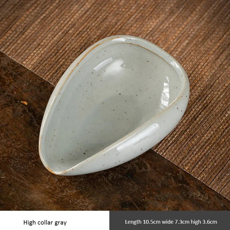 Coffee Bean Measuring Tray Ceramic Bean Dish Coffee Powder Ceramic Measuring Cup Coffee & Tea Accessories for Home Restaurant