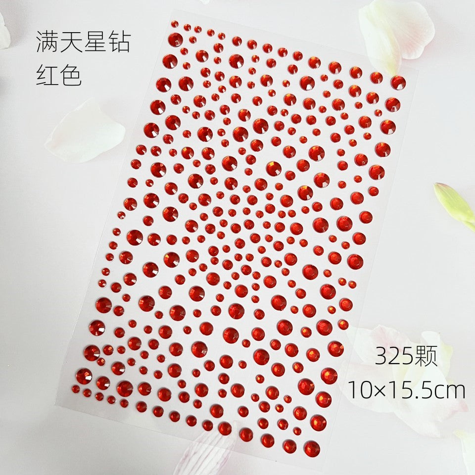 Glitter Gradient Butterfly Wing Tattoo Eye Corner Face Stickers Children's Eye Makeup DIY Stickers Fish Scale Performance Catwalk