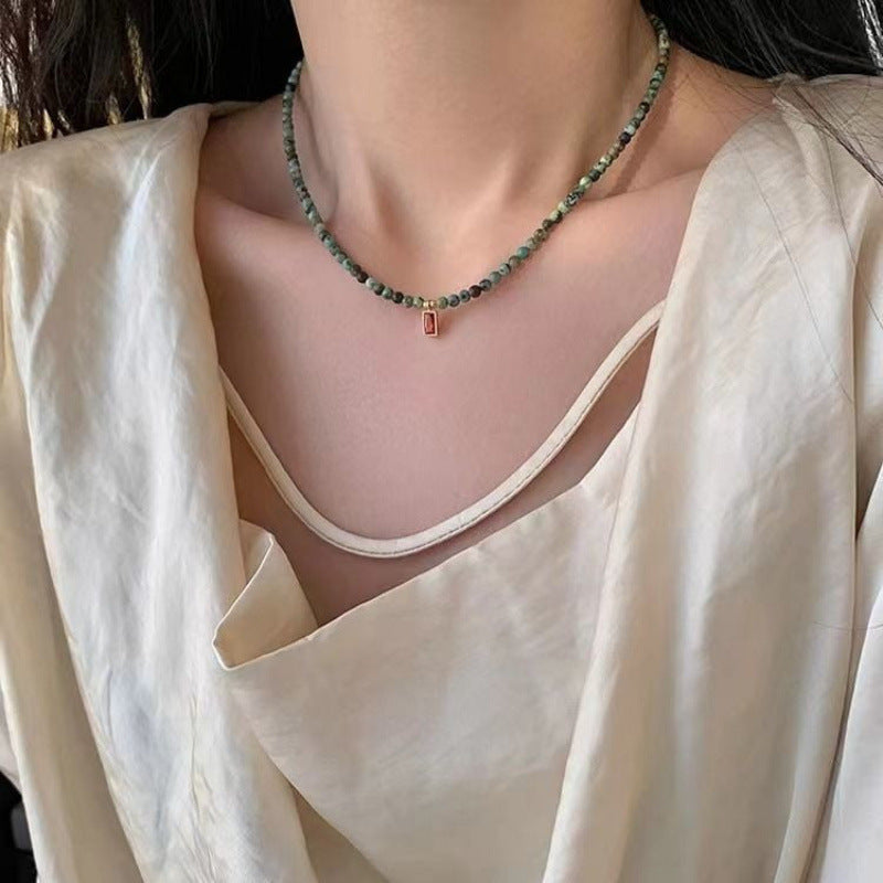 Turquoise Baroque Freshwater Pearl Bracelet Stacked Elegant Women's Bracelet