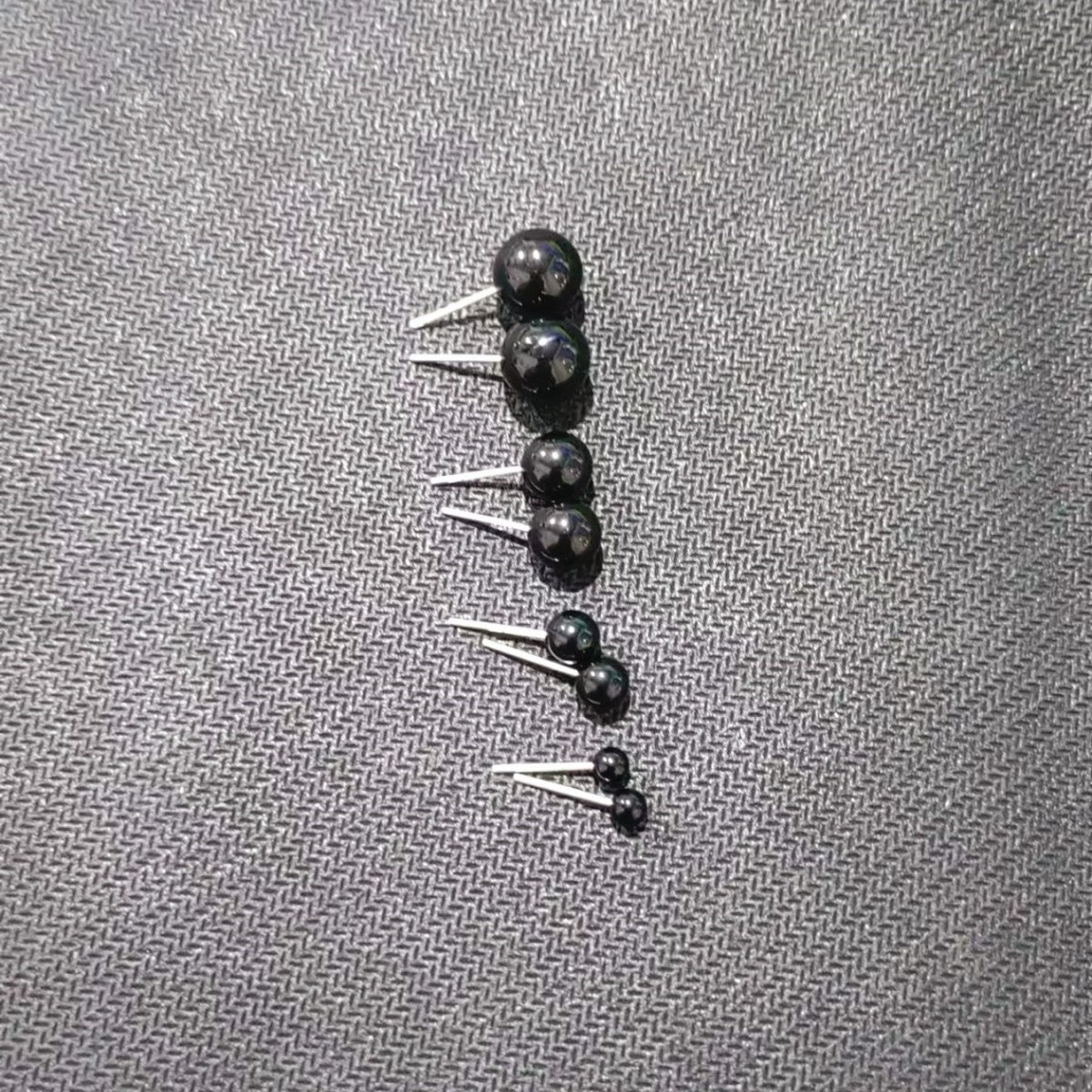 S925 Imitation Silver Needle White Round Pearl Earrings Simple New Year Festive Red Earrings Pearl Studs