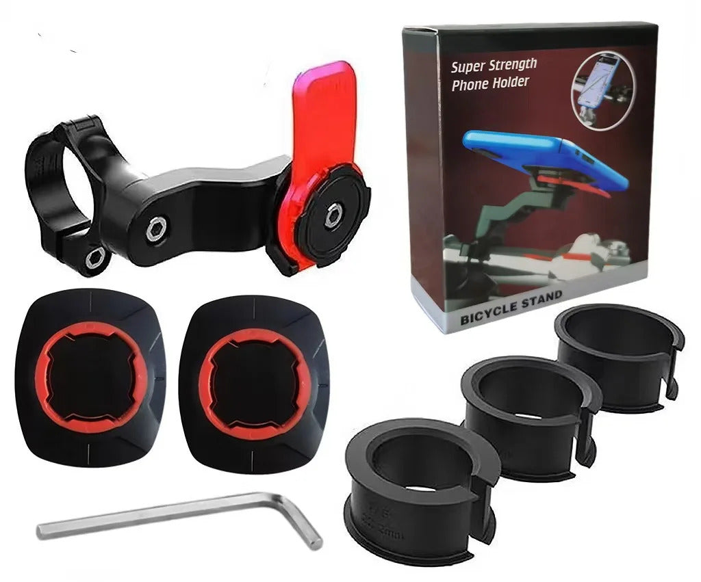 Quadlock Motorcycle Anti Vibration Mount Phone Holder Motorcycle Bracket Moto Electric Scooter Bracket For iPhone Xiaomi Samsung