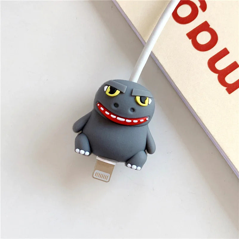 Pokemon Pikachu Doll Data Cable Protective Cover Kawaii Anime Pikachu Protective Cover Mobile Phone Accessories Anti-breakage