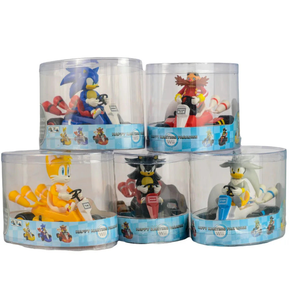 Sonic the Hedgehog Toy Car Kids Gift Birthday Gift Collection Decoration Desktop Decoration