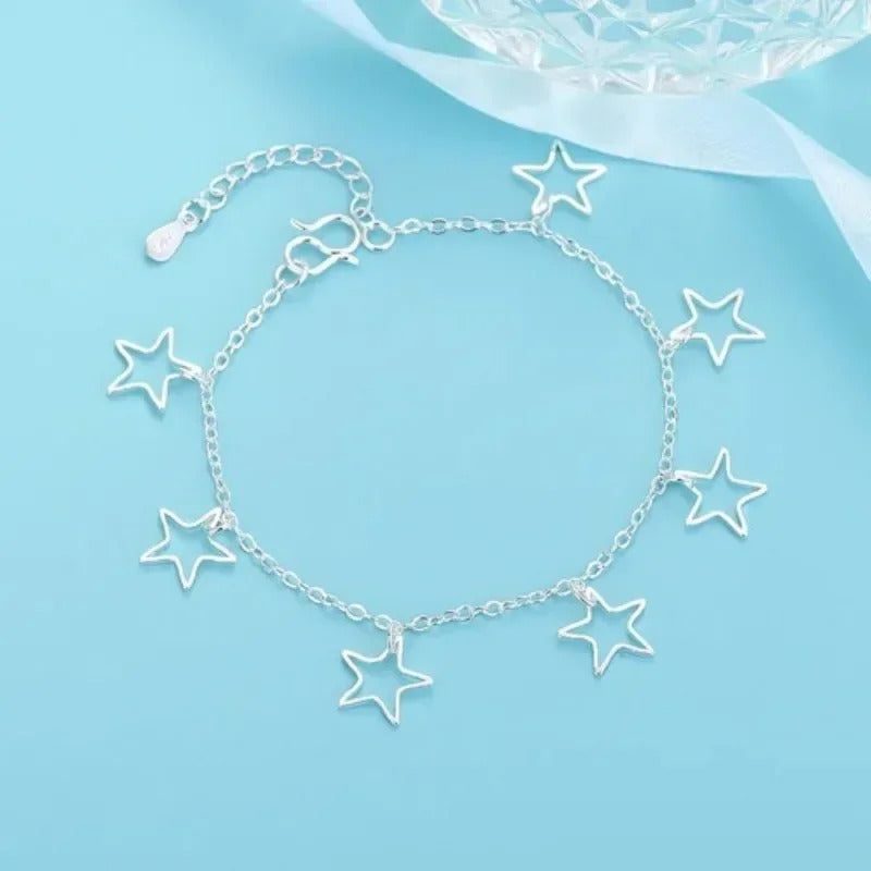 925 Sterling Silver Bracelet Woman Vintage Luxury Original Jewelry Accessories Fashion Designer Party Wedding Jewelry Gifts 2024